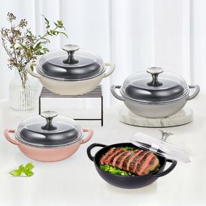 블랙아이언 무쇠 주물냄비 20cm / 인덕션 베이비웍 무쇠솥 미니웍 솥밥