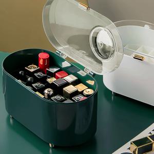 화장품 정리함 정리대 면봉 보관함 립스틱 화장대 수납함