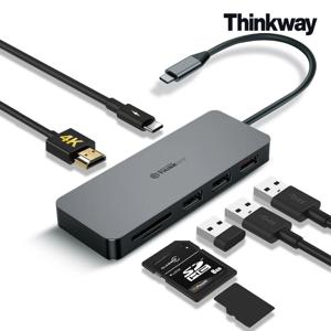 CORE D34덱스 7in1 HDMI 멀티포트 허브