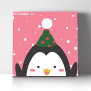 DIY 쉬운 명화그리기 유화세트 A-132 나는 펭귄 소형 20x20