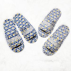 두겹 퀼트 면실내화 덧신 슬리퍼 천 거실화 어린이집 유치원 실내화 북유럽 2colors