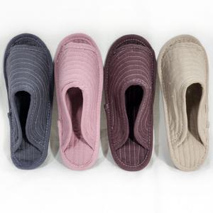 퀼트 면실내화 덧신 슬리퍼 천 거실화 어린이집 유치원 실내화 4colors
