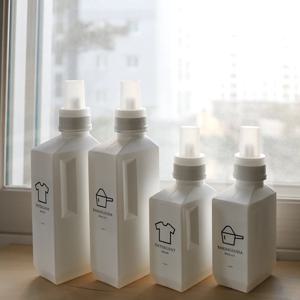 세탁 세제 통 / 천연 리필 소분 용기 (라벨 포함) 650ML