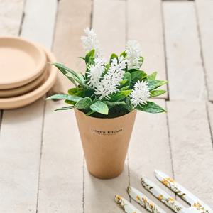 L 미니식재화분 라벤더 화이트