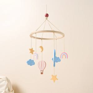 아이방꾸미기 감성 우드모빌 하늘