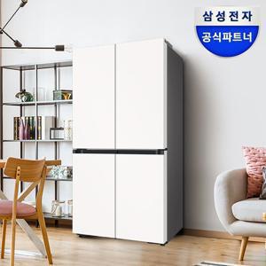 삼성 비스포크 냉장고 1등급 4도어 RM70F90R1ZD 에센셜 화이트 푸드쇼케이스
