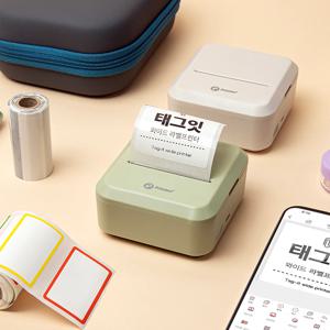 단순생활X프린텍 태그잇 와이드 라벨프린터 LPW40