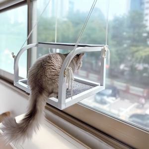 캣티오 미니 고양이 창문 선반 해먹 테라스 고양이캐노피 창틀 캣타워