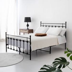 철제 침대프레임 더블 튼튼한 조립식 침대