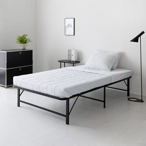 접이식 침대프레임 철제 침대 무헤드 싱글 공간활용