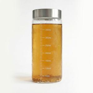 스테인레스 내열유리 눈금유리병 400ml
