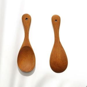 티크 나무 국자 우동 라멘 국수 전골 우드 미니국자 누들스푼
