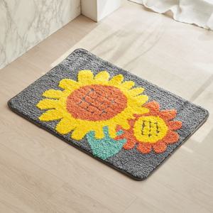 해바라기 극세사 발매트