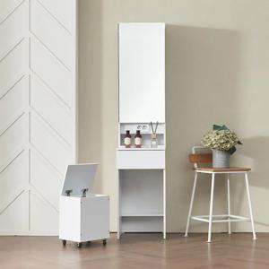 시그마 틈새화장대 미니 슬림 거울 화장대 400