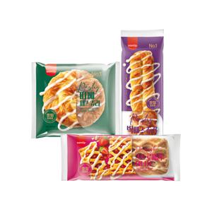 삼립 발효패스츄리 3종 9봉 (따베/빅패스츄리/스트로베리)