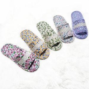 두겹 퀼트 면실내화 덧신 슬리퍼 천 거실화 어린이집 유치원 선생님 실내화 14colors