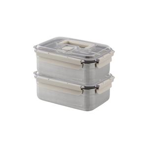 [김장템 추천] 1+1 특허받은 숨밸브/프리미엄 스텐김치통 3L(한포기)