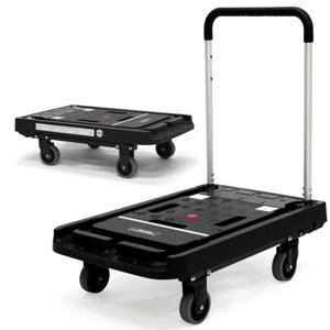 최대하중200kg 이사짐 구루마 플랫폼 핸드카트 몬스터형 블랙 XL 특대형
