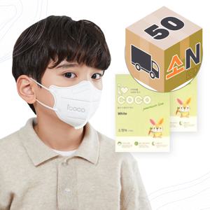 프리미엄 황사방역용 마스크 (KF94) 소형N 화이트 50매