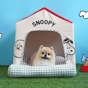 강아지 텐트 집 고양이 지붕 애견 스누피 프레임하우스