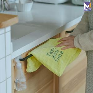 그린&레드 극세사2종 자수 핸드타올 주방 행주 고리수건 욕실 타월 어린이집 손수건 손타올