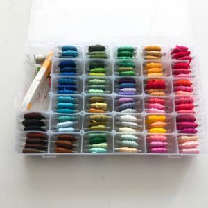 십자수 프랑스자수 기초 DMC 100가지 컬러 자수실 세트