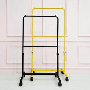 클래식 2단 철제 미니행거 이동식 반려동물 아기행거