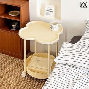 루나 2단 침대 협탁 거실 사이드 테이블 협탁 침실 미니 이동식 선반 수납장 소파 탁자