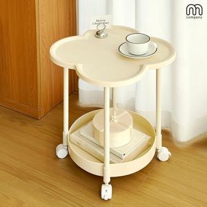루나 2단 침대 사이드 테이블 거실 소파 협탁 이동식 티테이블 미니 책상 티테이블 트롤리