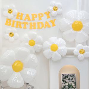 HBD 데이지 파티 세트 생일 풍선 이벤트 가랜드 포토존 꾸미기