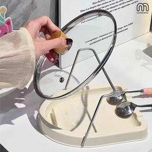 헤일리 냄비뚜껑 받침대 조리도구 정리대 국자 거치대 도마 정리 주방 다용도 홀더