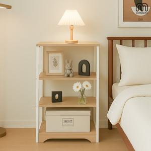 벨라 4단 거실 선반 진열장 낮은 장식장 주방 책꽂이 책장 수납장 미니 틈새 진열대