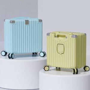 18인치 기내용 스마트 캐리어 4컬러 저소음 바퀴 USB포트 컵홀더