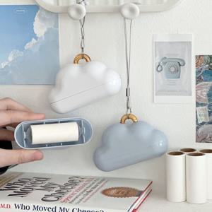 구름 미니 돌돌이 키링 리필세트 사선컷팅 휴대용 테이프클리너