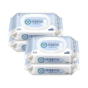 깨끗한나라 비데물티슈 닥터비데 캡형 46매 4개