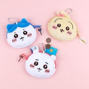 먼작귀 캐릭터 교통카드 동전 지갑 파우치 키링 릴홀더