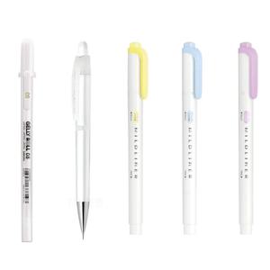 제브라 파스텔 문구 5종 세트 마일드라이너 겔리롤 에스피나