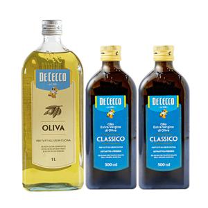 엑스트라버진 올리브오일 500ml*2병 + 퓨어 올리브오일 1L*1병
