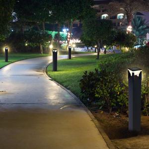 LED 태양광 문주등 2W 1M 전구색 2type 정원등 잔디등 실외등 생활방수