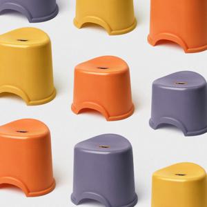 넓고 높은 욕실의자 간이 보조 스툴 화장실 목욕의자 3color