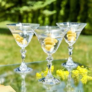 마티니잔 크리스타 280ML 2개 칵테일 위스키 양주 크리스탈