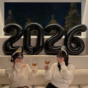 대형 숫자 풍선 신년 새해 연말 홈 파티 소품 데코 장식 용품