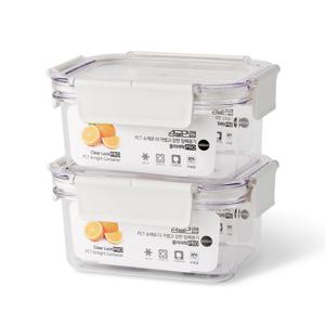 국산 트라이탄 비스프리 초투명 강화 전자렌지용 밀폐용기 클리어락PRO