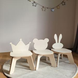 동물 아기 의자 스툴 자작나무 원목 기본사이즈