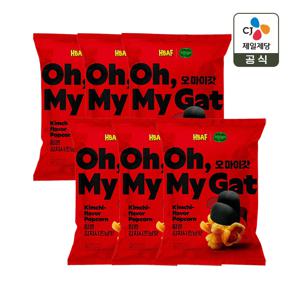 비비고 오마이갓 팝콘 김치시즈닝 80g x6개