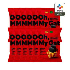 비비고 오마이갓 팝콘 김치시즈닝 80g x12개