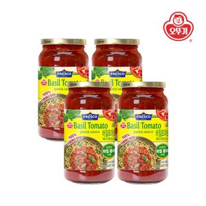 프레스코파스타소스 바질토마토 600g*4개