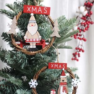 XMAS 우드링 오너먼트(2type)