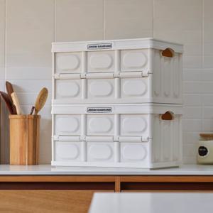 1+1 다용도 수납 폴딩 리빙박스 2size 3colors