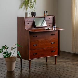 [리퍼] 리브 원목 뷰로 데스크 01 2colors